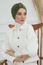 Laura - KhakiBomull Turban