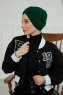 Laura - Mørk Grønn Bomull Turban