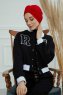 Laura - Rød Bomull Turban