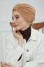 Laura - Lysebrun Bomull Turban