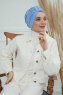 Laura - Sky Blue Bomull Turban