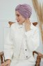 Laura - Lilac Bomull Turban