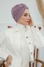 Laura - Lilac Bomull Turban