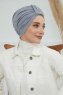 Laura - Lysegrå Bomull Turban