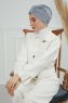 Laura - Lysegrå Bomull Turban