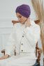 Laura - Violet Bomull Turban