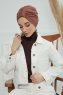 Laura - Caramel Bomull Turban