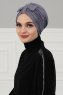 Agnes - Grå Bomull Turban - Ayse Turban