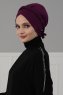 Olivia - Lilla Bomull Turban - Ayse Turban