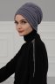 Wilma - Grå Bomull Turban - Ayse Turban