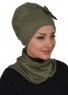 Bianca - Khaki Bomull Turban