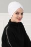 Molly - Creme Lace Bomull Turban