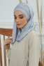 Rebecca - Lysegrå Bomull Turban