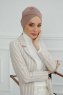 Ellie - Taupe Bomull Turban