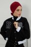 Ellie - Bordeaux Bomull Turban