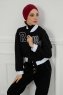 Ellie - Bordeaux Bomull Turban