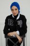 Ellie - Blå Bomull Turban