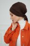 Ellie - Brun Bomull Turban