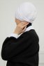 Ellie - Hvit Bomull Turban