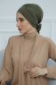 Ellie - KhakiBomull Turban