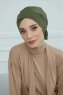 Ellie - KhakiBomull Turban