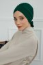 Ellie - Mørk Grønn Bomull Turban