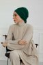 Ellie - Mørk Grønn Bomull Turban