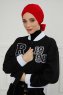 Ellie - Rød Bomull Turban