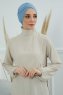 Ellie - Sky Blue Bomull Turban