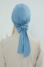 Ellie - Sky Blue Bomull Turban