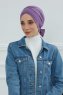 Ellie - Violet Bomull Turban
