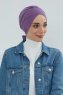 Ellie - Violet Bomull Turban