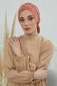 Ellie - Lakserosa Bomull Turban