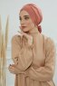 Ellie - Lakserosa Bomull Turban
