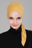 Felicia - Sennepsgul Bomull Turban