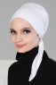 Felicia - Hvit Bomull Turban