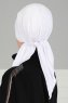 Felicia - Hvit Bomull Turban