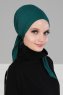 Felicia - Mørk Grønn Bomull Turban