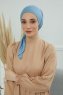 Felicia - Sky Blue Bomull Turban