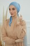 Felicia - Sky Blue Bomull Turban