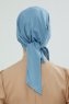 Felicia - Sky Blue Bomull Turban