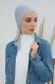 Felicia - Lysegrå Bomull Turban