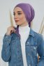 Felicia - Violet Bomull Turban