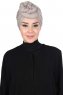 Sigrid - Taupe Bumull Hijab - Ayse Turban