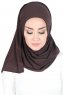 Sigrid - Brun Bumull Hijab - Ayse Turban