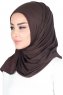 Sigrid - Brun Bumull Hijab - Ayse Turban