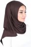 Sigrid - Brun Bumull Hijab - Ayse Turban