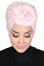 Sigrid - Gammelrosa Bumull Hijab - Ayse Turban