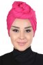 Sigrid - Fuchsia Bumull Hijab - Ayse Turban