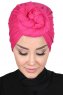 Sigrid - Fuchsia Bumull Hijab - Ayse Turban